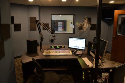 The spacious new main studio